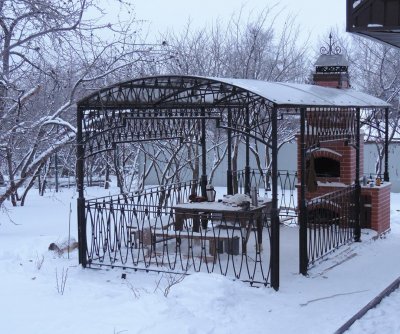 Кованая беседка г.Горбатов Нижегородская область 2015г.