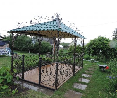 Кованая беседка Лысковский р-н. Нижегородская обл.2015г.