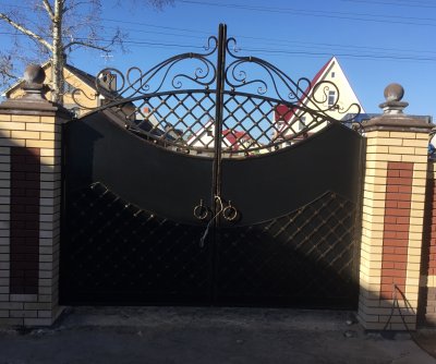 Кованые распашные ворота г.Нижний Новгород 2019г 