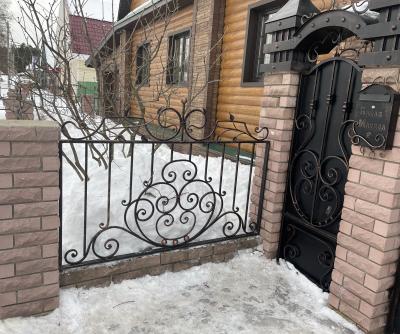Кованый забор Нижегородская обл 2023г