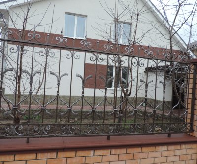 Кованый забор г.Нижний Новгород 2016г.