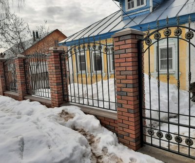 Металлическая калитка п.Б.Козино 2021г.