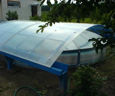 Металлический навес 
Нижегородская обл 2009г.