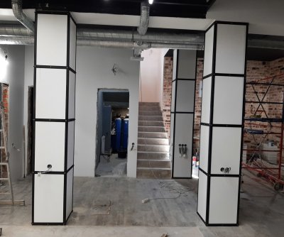 Отделка столбов (декорация) 2021 г.Н.Новгород